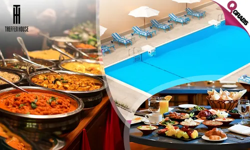 Thursday Indian Dinner Buffet & Pool Access at Treffen House Hotel!